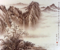 雲山圖(33*40cm)