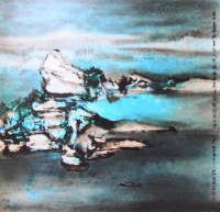 寒江孤舟(100*110cm)
