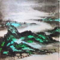 大地初曉(65*65cm)