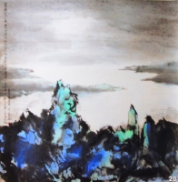 雪峰雲海(100*110cm)