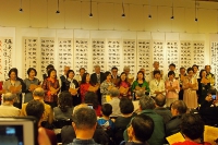 開幕式全體合吟一燈師詩作