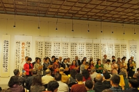 開幕式全體合吟一燈師詩作